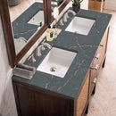 James Martin Addison 60" Single Bathroom Vanity, Mid-Century Acacia