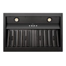 30" Range Hood Insert, Stainless Steel Kitchen Vent Hood with Dimmable LED Lights, 600CFM - NX-E90-30-MB