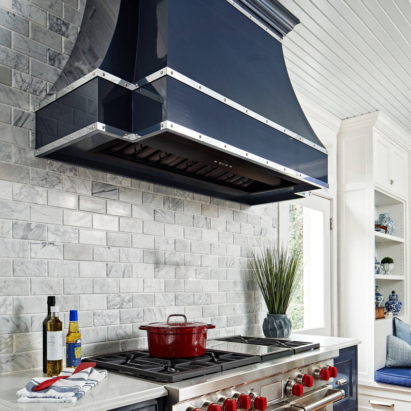 36" Range Hood Insert, Stainless Steel Kitchen Vent Hood with Dimmable LED Lights, 600CFM - NX-E90-36-MB