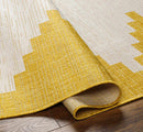 Djugun Metallic-Gold Indoor & Outdoor Rug