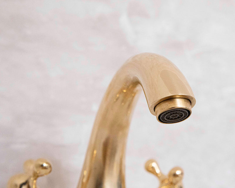 Unlacquered Brass Bath Vanity Faucet - BRASSMA