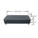 Elementi Sydney Ethanol Fire Pit 61.9 x 29.9 Inches