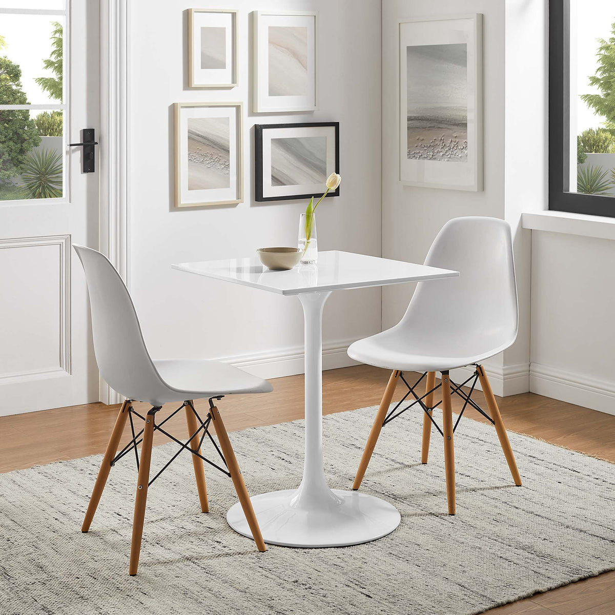 Lippa Square Wood Dining Table by Modway, photo 6 of 49
