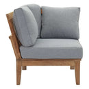 Marina Outdoor Patio Teak Corner Sofa by Modway by HouseOfZazla