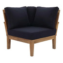 Marina Outdoor Patio Teak Corner Sofa by Modway by HouseOfZazla