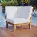 Marina Outdoor Patio Teak Corner Sofa by Modway by HouseOfZazla