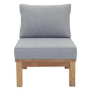 Marina Armless Outdoor Patio Teak Sofa by Modway by HouseOfZazla