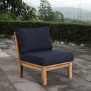 Marina Armless Outdoor Patio Teak Sofa by Modway by HouseOfZazla