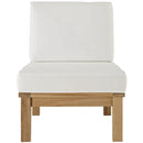 Marina Armless Outdoor Patio Teak Sofa by Modway by HouseOfZazla