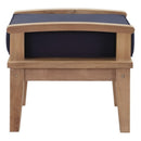 Marina Outdoor Patio Teak Ottoman by Modway by HouseOfZazla
