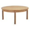 Marina Outdoor Patio Teak Round Coffee Table by Modway by HouseOfZazla
