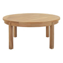 Marina Outdoor Patio Teak Round Coffee Table by Modway by HouseOfZazla
