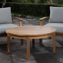 Marina Outdoor Patio Teak Round Coffee Table by Modway by HouseOfZazla