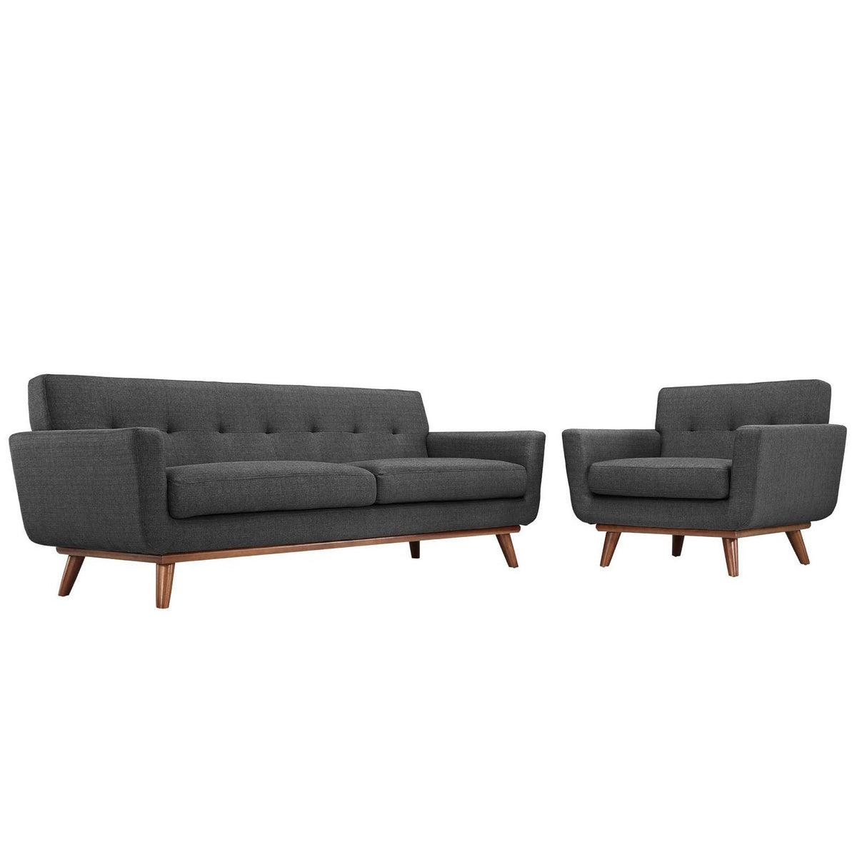 Engage Armchair and Sofa Set of 2 by Modway, photo 13 of 24