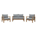Marina 3 Piece Outdoor Patio Teak Set by Modway by HouseOfZazla