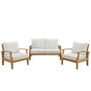 Marina 3 Piece Outdoor Patio Teak Set by Modway by HouseOfZazla