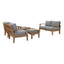 Marina 5 Piece Outdoor Patio Teak Set by Modway by HouseOfZazla