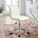 Ripple Armless Mid Back Vinyl Office Chair by Modway
