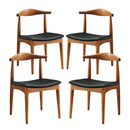 Tracy Wood Dining Chairs Set of 4 by Modway by HouseOfZazla
