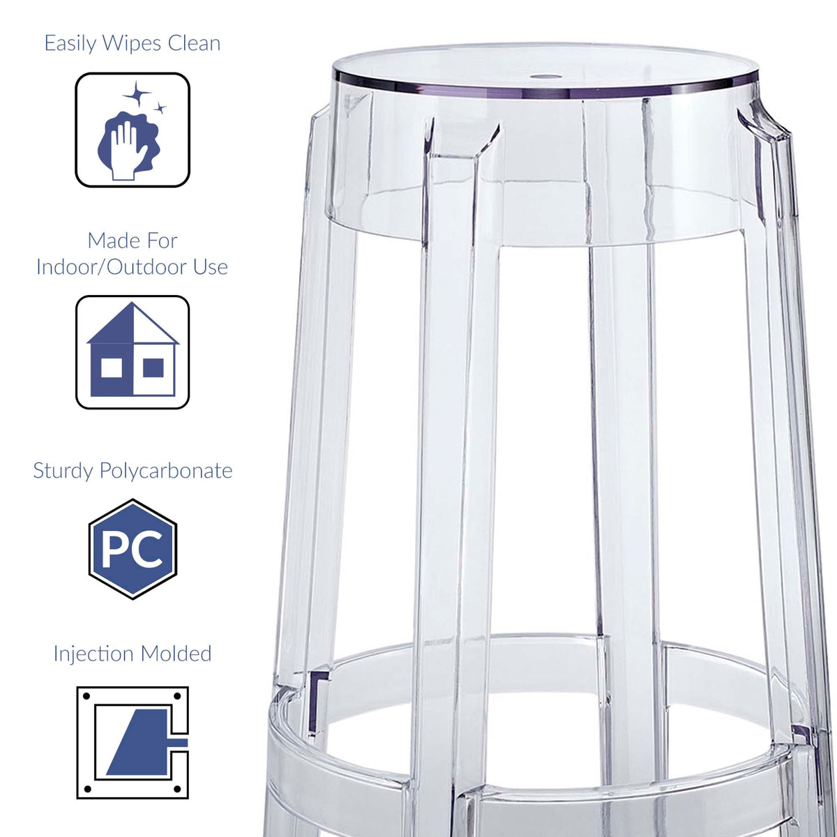 Casper Backless Bar Stool by Modway, photo 2 of 5