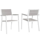 Maine Outdoor Patio Dining Armchair Set of 2 by Modway by HouseOfZazla