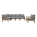 Marina 6 Piece Outdoor Patio Teak Set by Modway by HouseOfZazla