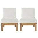 Marina 2 Piece Outdoor Patio Teak Set by Modway by HouseOfZazla