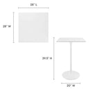 Lippa 28" Square Wood Bar Table by Modway by HouseOfZazla