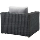 Summon Outdoor Patio Fabric Sunbrella Armchair by Modway by HouseOfZazla