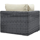Summon Outdoor Patio Sunbrella Corner Sofa by Modway by HouseOfZazla