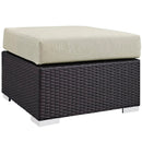 Convene Outdoor Patio Fabric Square Ottoman by Modway by HouseOfZazla