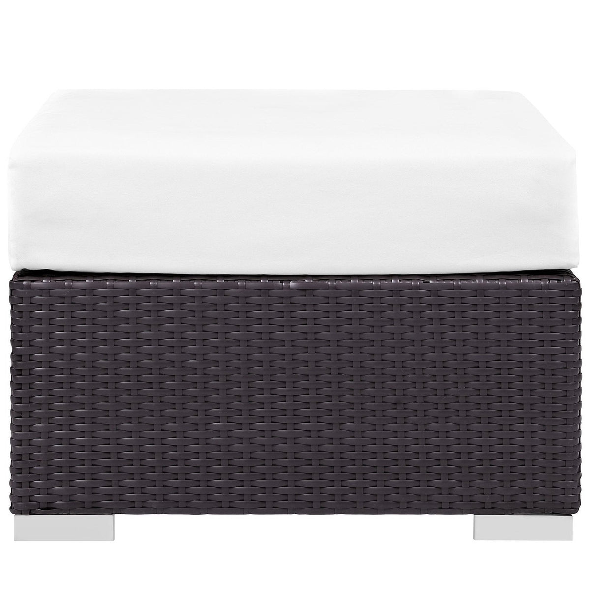 Convene Outdoor Patio Fabric Square Ottoman by Modway, photo 2 of 9