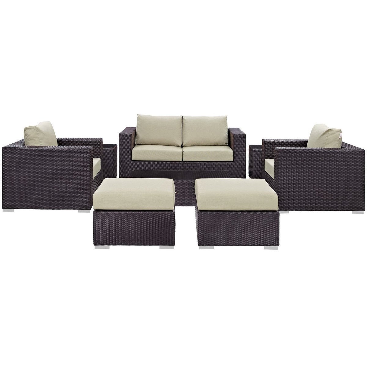 Convene 8 Piece Outdoor Patio Sofa Set by Modway, photo 2 of 18