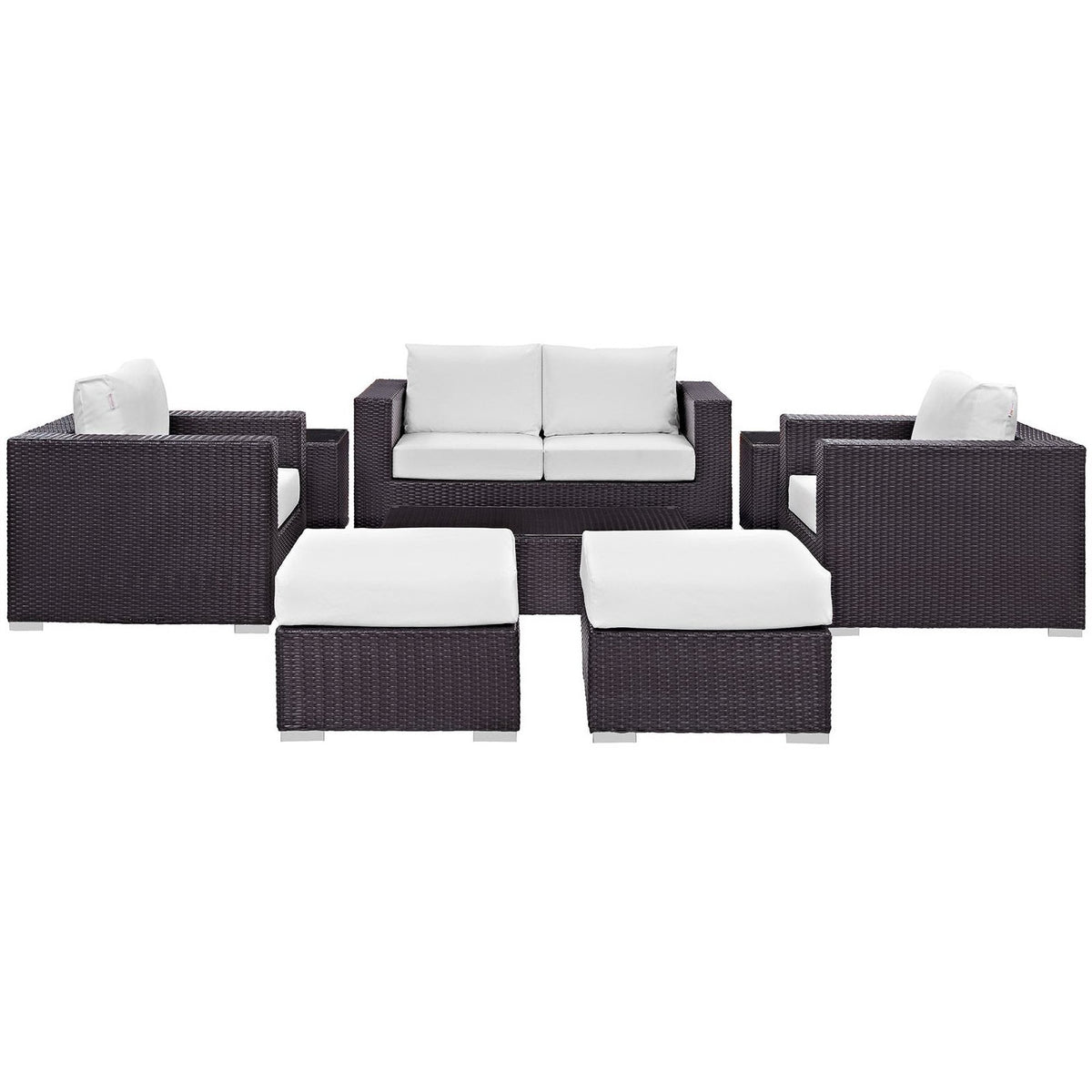 Convene 8 Piece Outdoor Patio Sofa Set by Modway, photo 11 of 18