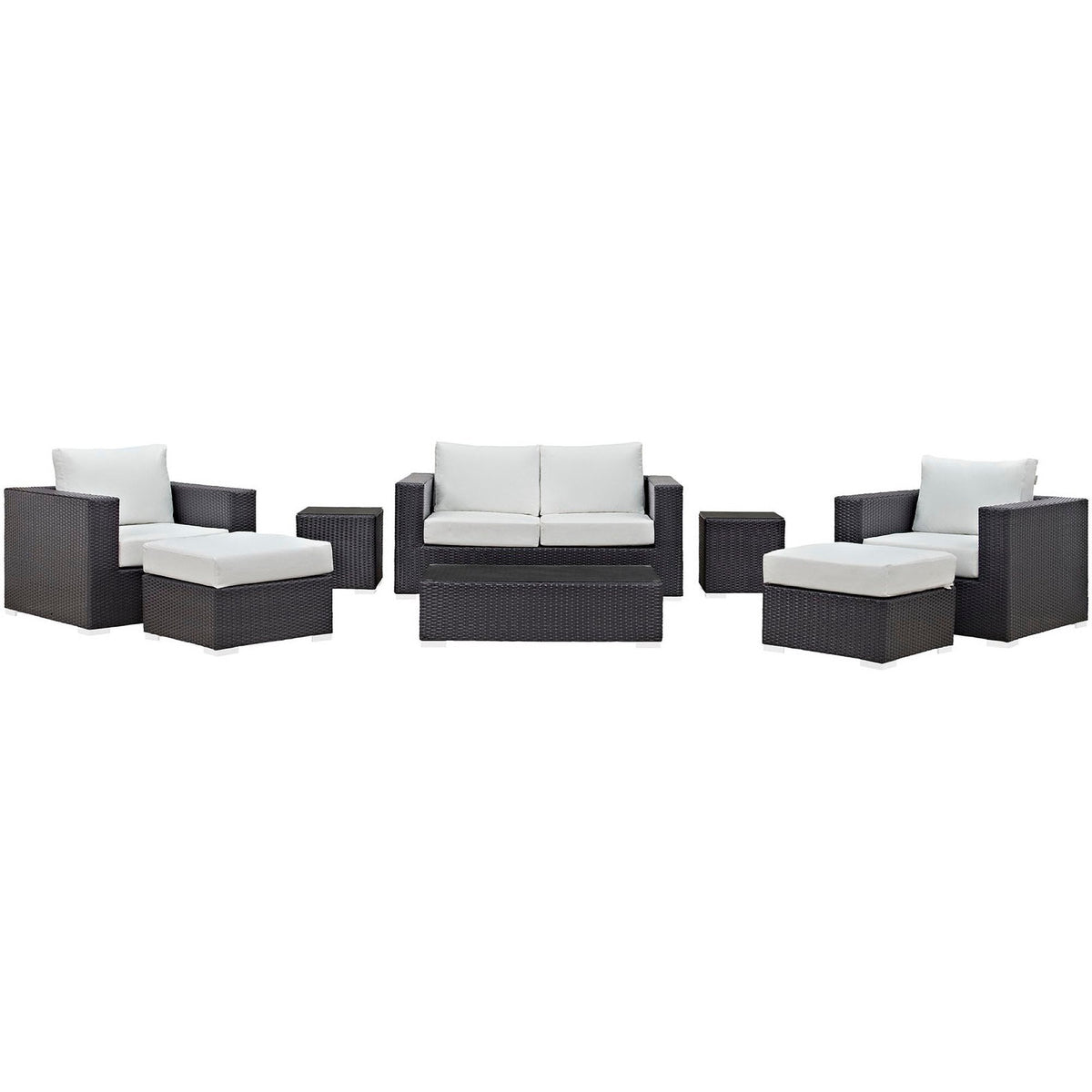 Convene 8 Piece Outdoor Patio Sofa Set by Modway, photo 12 of 18