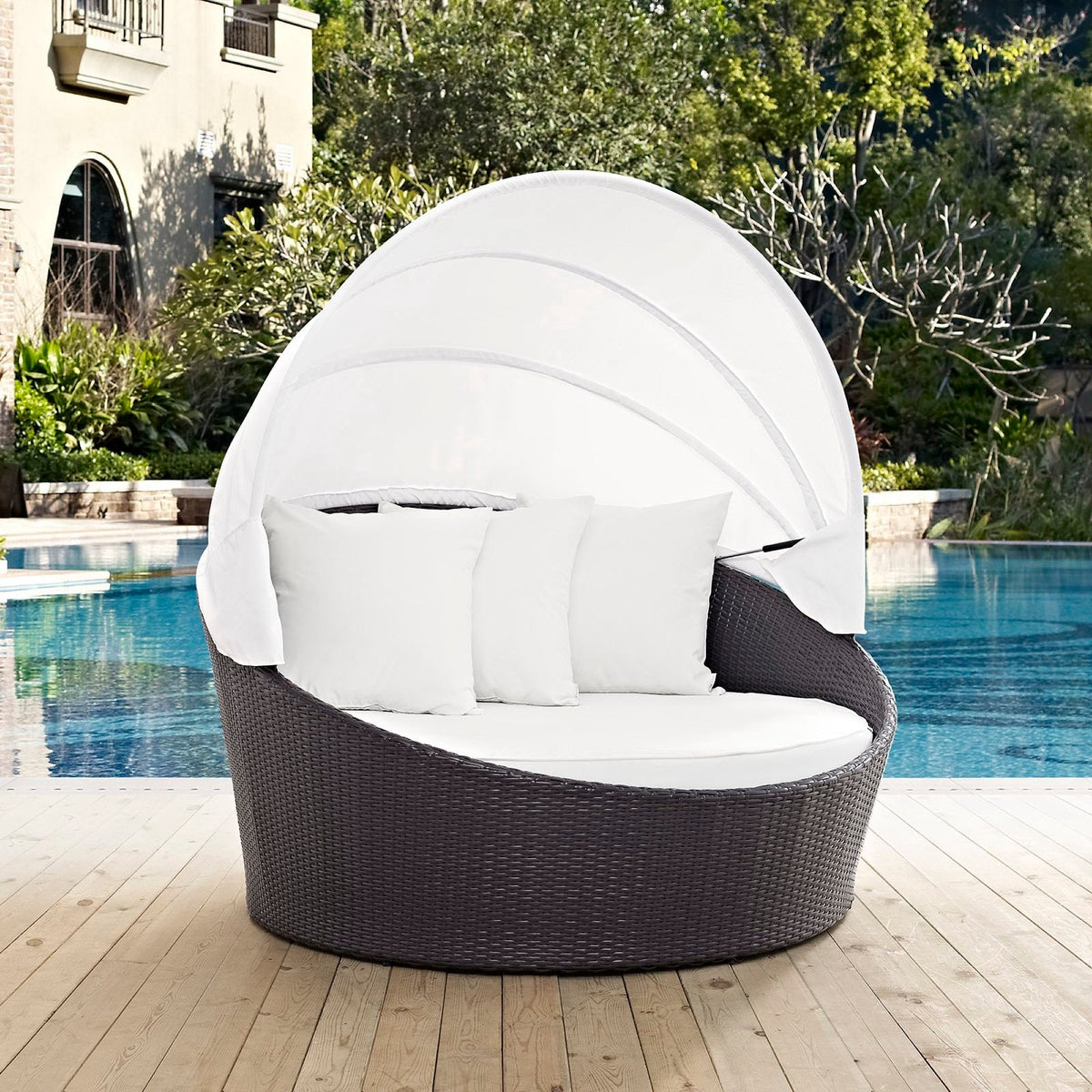 Convene Canopy Outdoor Patio Daybed by Modway, photo 4 of 4