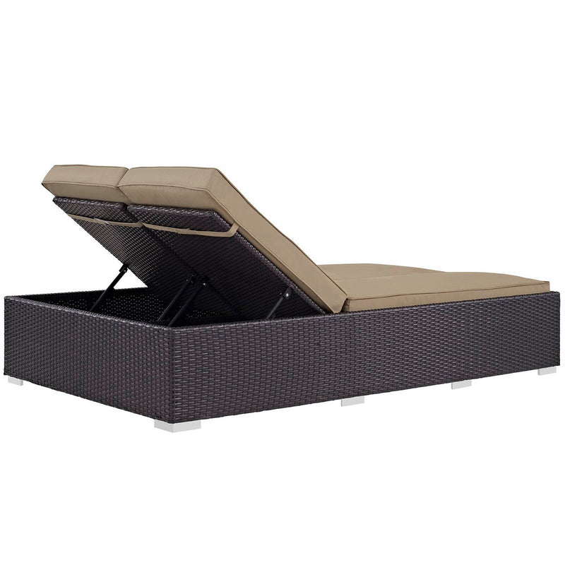 Convene Double Outdoor Patio Chaise by Modway, photo 2 of 3
