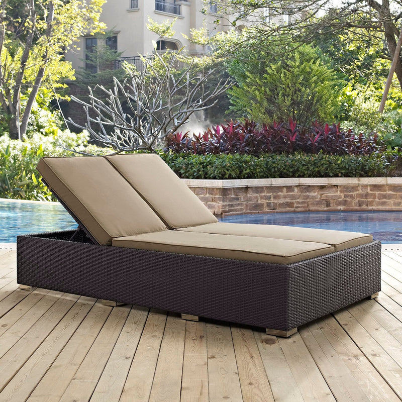 Convene Double Outdoor Patio Chaise by Modway, photo 3 of 3