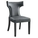 Curve Vegan Leather Dining Chair by Modway by HouseOfZazla