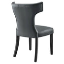 Curve Vegan Leather Dining Chair by Modway by HouseOfZazla