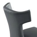 Curve Vegan Leather Dining Chair by Modway by HouseOfZazla