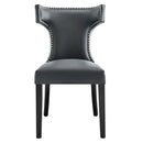 Curve Vegan Leather Dining Chair by Modway by HouseOfZazla