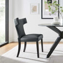 Curve Vegan Leather Dining Chair by Modway by HouseOfZazla