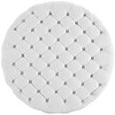 Amour Upholstered Vinyl Round Ottoman by Modway by HouseOfZazla
