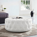 Amour Upholstered Vinyl Round Ottoman by Modway by HouseOfZazla