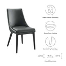 Viscount Vegan Leather Dining Chair by Modway
