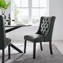 Baronet Button Tufted Vegan Leather Dining Chair by Modway by HouseOfZazla