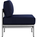 Shore Armless Outdoor Patio Aluminum Chair by Modway by HouseOfZazla