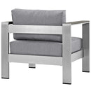 Shore Outdoor Patio Aluminum Armchair by Modway by HouseOfZazla