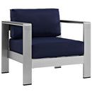 Shore Outdoor Patio Aluminum Armchair by Modway by HouseOfZazla